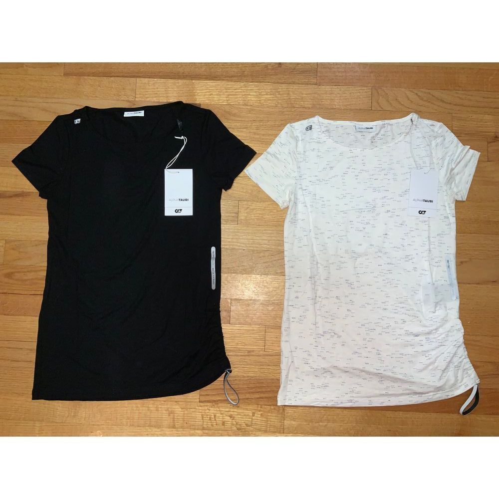 2- Alpha Tauri XS NWT Performance Athletic T-Shirt Workout‎ Running Top